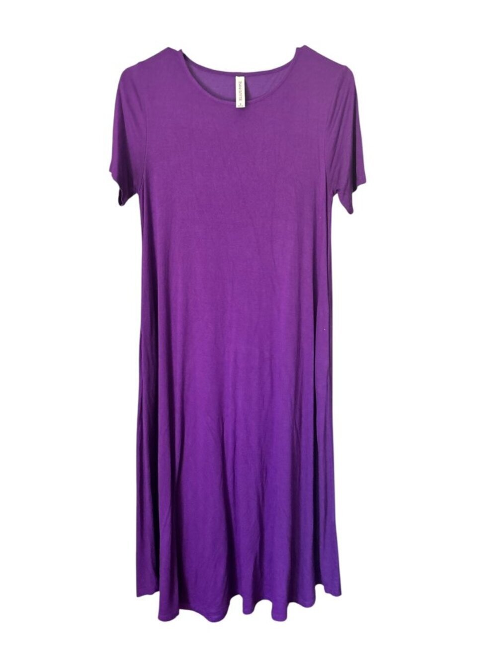 Zenana Outfitters Women's Loose Long Dress w/ Pockets - Picture 3 of 6